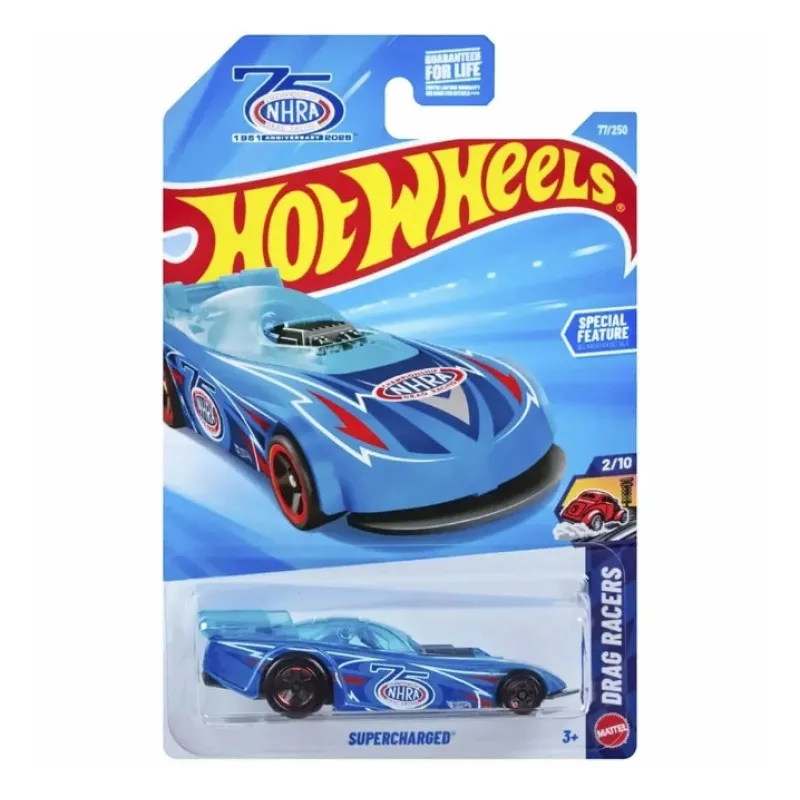Mattel Hot Wheels - Drag Racers, Supercharged (2/10) JJL02 (5785)