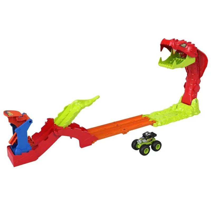 Mattel Hot Wheels - Monster Trucks, Snake Slam Takedown JJN44