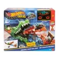 Mattel Hot Wheels - Monster Trucks, Crocodile Crash Challenge JJN45