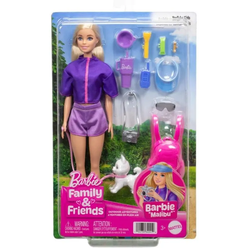 Mattel Barbie - Family & Friends, Outdoor Adventures JJV59