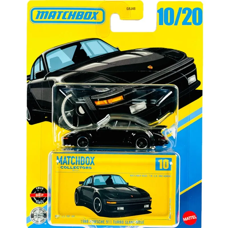 Mattel Matchbox – Collectors, 1988 Porsche 911 Turbo Slant Nose (10/20) JJV95 (GBJ48)