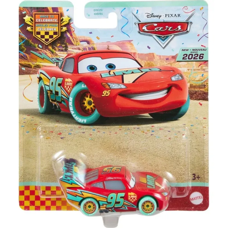 Mattel Cars - Race To Celebrate, Lightning McQueen JJW65 (DXV29)