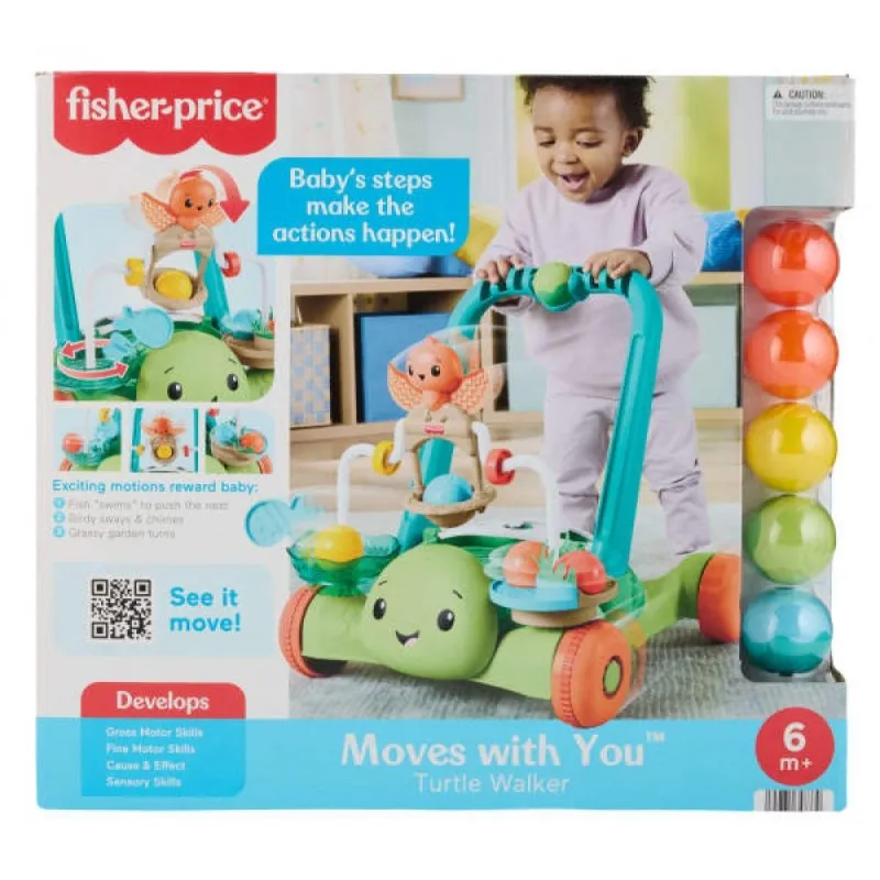 Fisher Price - Moves With You Turtle Walker JKD63