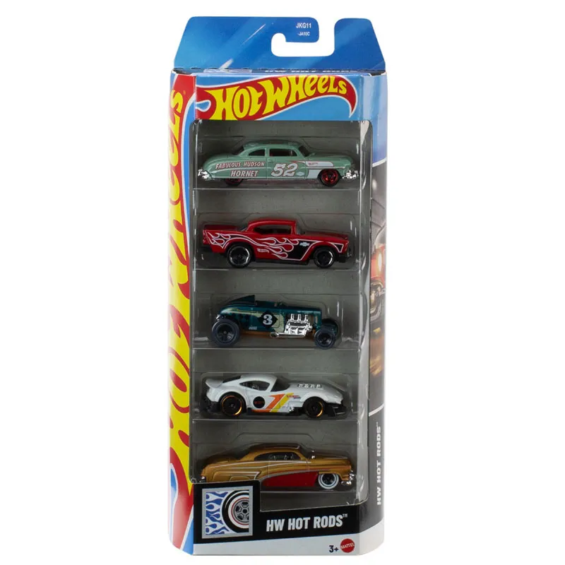 Mattel Hot Wheels – Αυτοκινητάκια 1:64 Σετ Των 5, HW Hot Rods JKG11 (01806)
