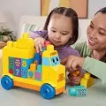 Mattel - Mega Bloks, Bulid & Learn, Σχολικό Λεωφορείο Με Αριθμούς 45τεμ. JKG34