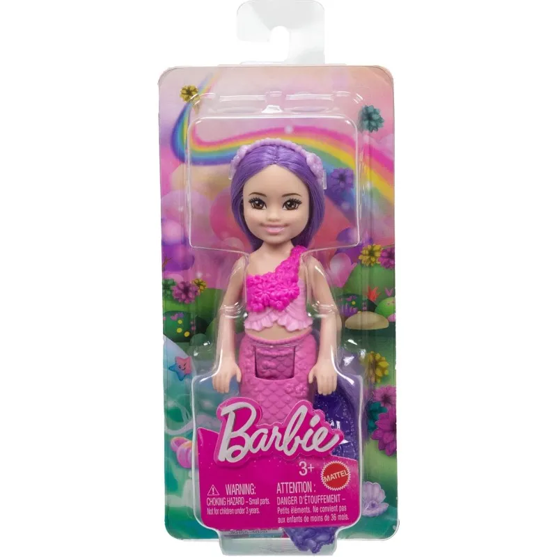 Mattel Barbie - Chelsea, Mermaid With Pink Hair JKH56 (JKH54)