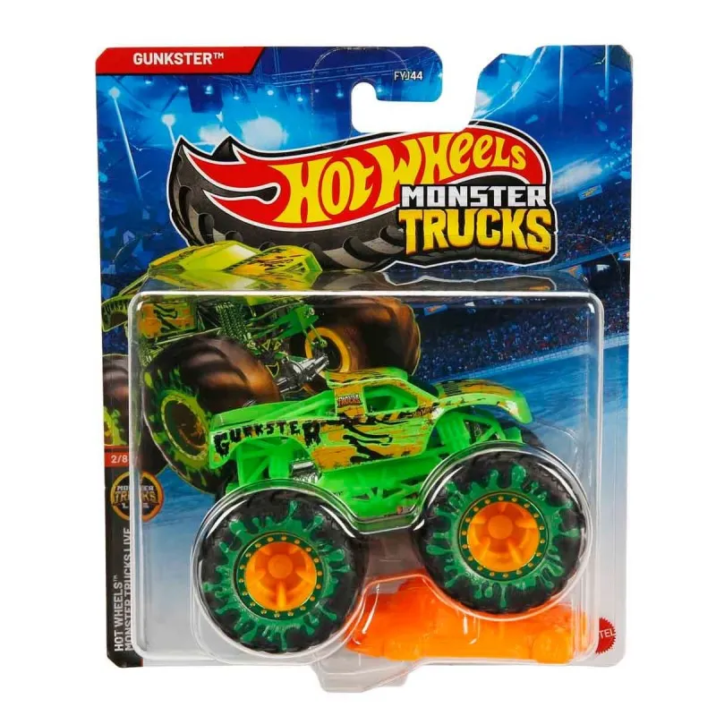 Mattel Hot Wheels - Monster Trucks, Monster Trucks Live, Gunkster JKJ91 (FYJ44)