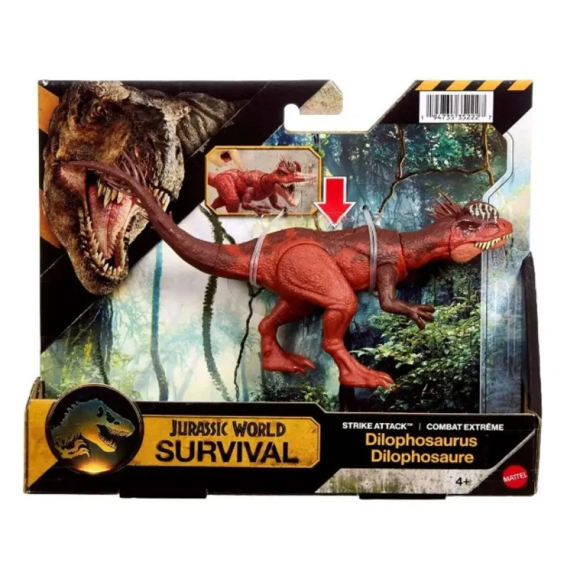 Mattel - Jurassic World Survival, Strike Attack, Dilophosaurus JKL67 (JGB77)