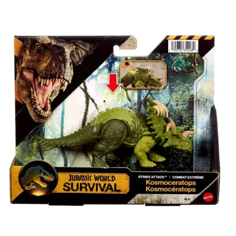Mattel - Jurassic World Survival, Strike Attack, Kosmoceratops JKL69 (JGB77)