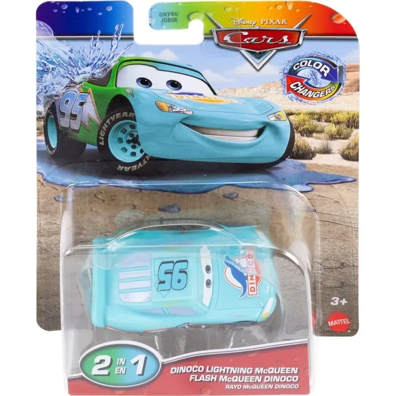 Mattel Cars - Color Changers, Dinoco Lightning McQueen JKP76 (GNY94/JDB56)