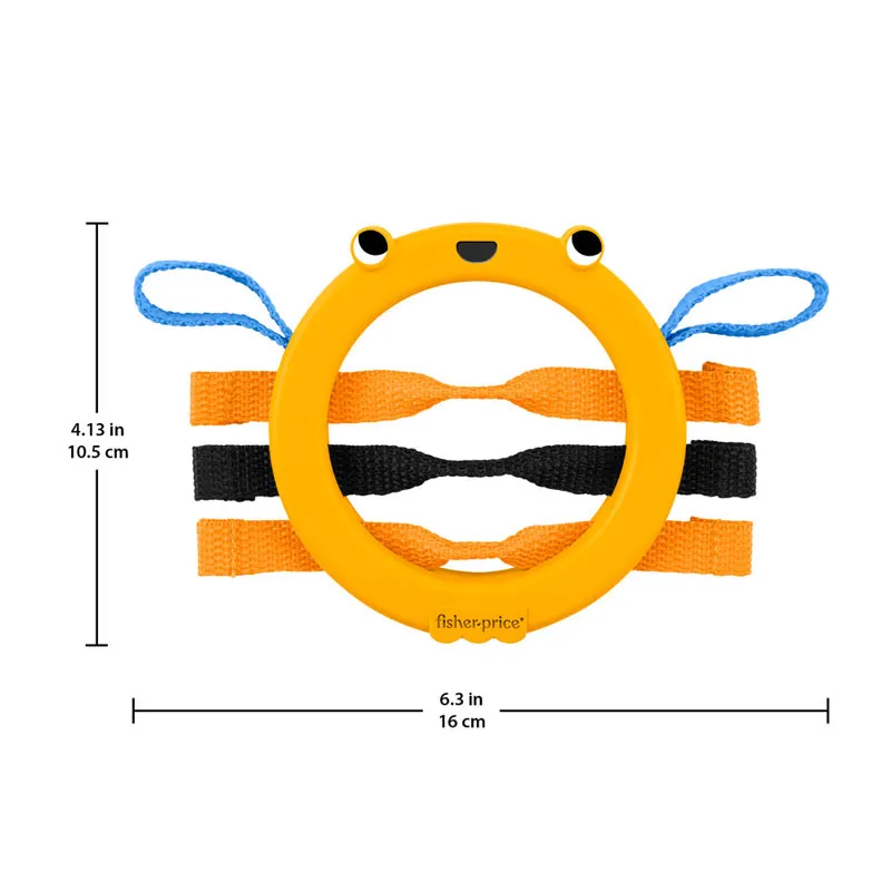 Fisher Price - Κουδουνίστρες Ζωάκια, Κίτρινη Μελισσούλα JKW54 (JKW53)