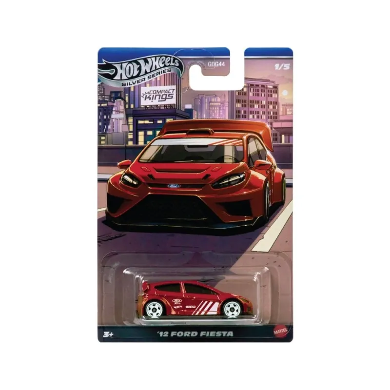 Mattel - Hot Wheels Silver Series, Compact Kings, '12 Ford Fiesta (1/5) JKX58 (JLT20)