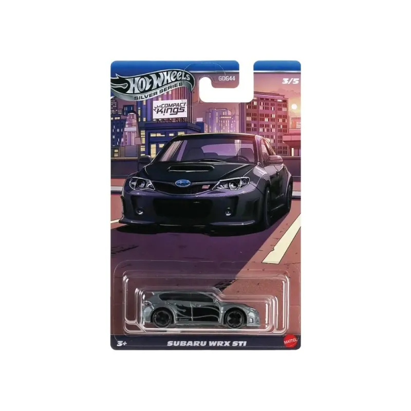 Mattel - Hot Wheels Silver Series, Compact Kings, Subaru WRX STI (3/5) JKX59 (JLT20)