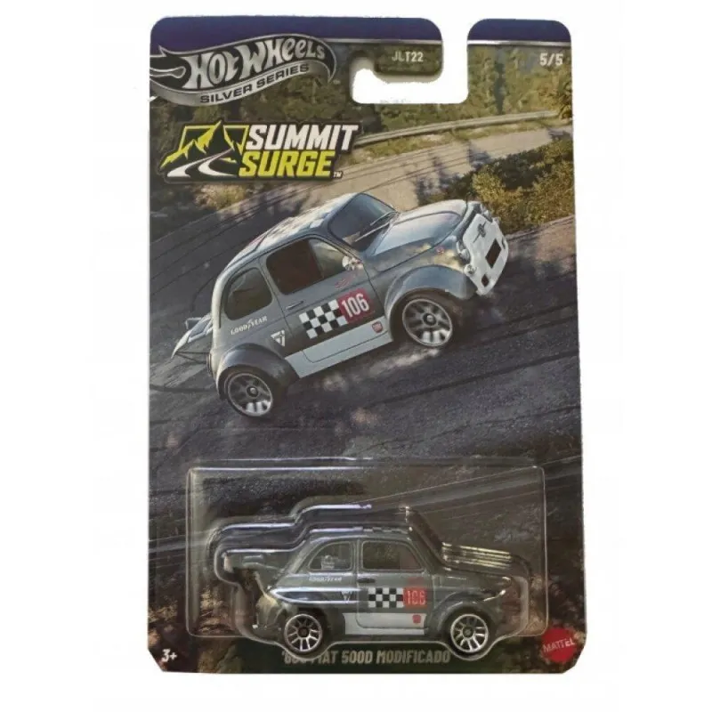 Mattel Hot Wheels - Silver Series, Summit Surge, 60’s Fiat 500D Modificado (5/5) JKX70 (JLT22)
