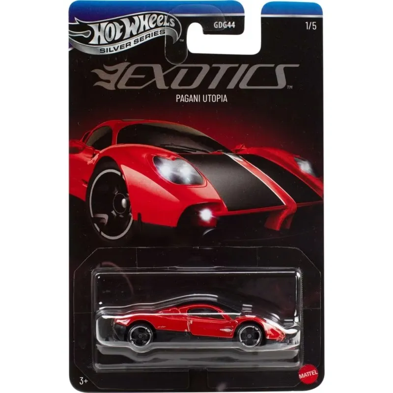 Mattel Hot Wheels - Silver Series, Exotics, Pagani Utopia (1-5) JKX76 (JLT23)