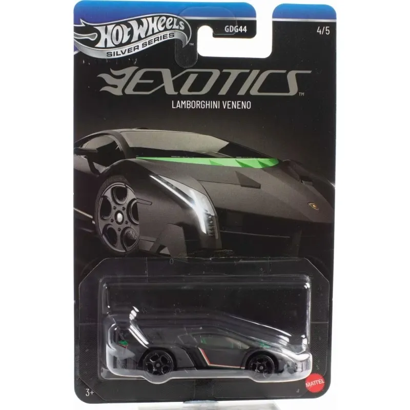 Mattel Hot Wheels - Silver Series, Exotics, Lamborghini Veneno (4-5) JKX79 (JLT23)