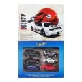 Mattel Hot Wheels – Silver Series , Σετ με 6 Αυτοκινητάκια Die-Cast Streets of Japan JLB23