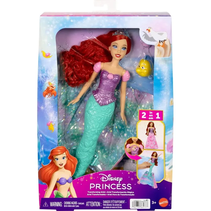 Mattel Disney Princess - Transforming Ariel JLK19
