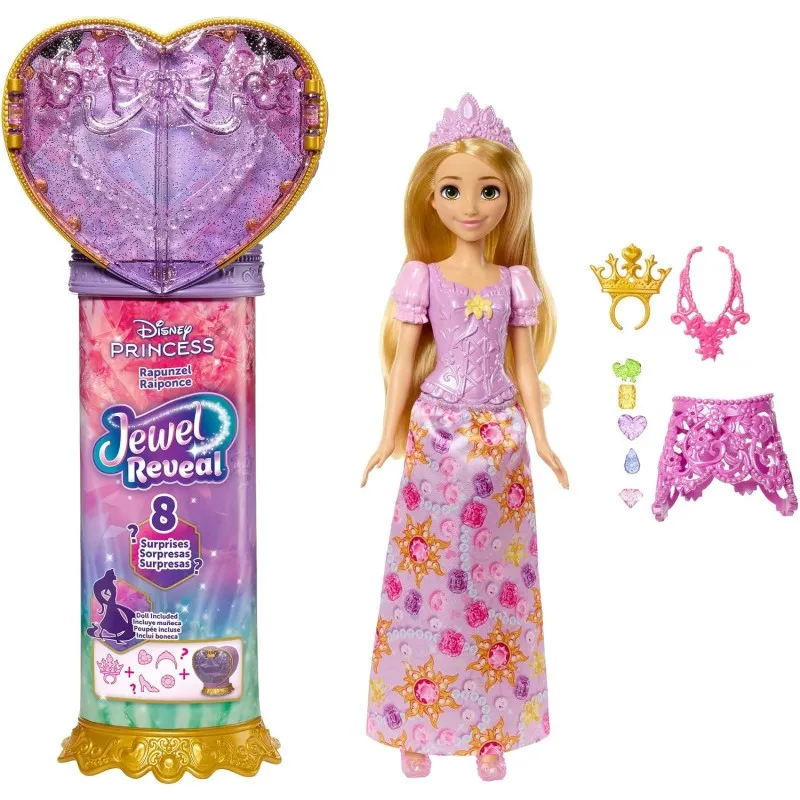 Mattel Disney Princess - Jewel Reveal, Rapunzel JLK28 (JHL48)