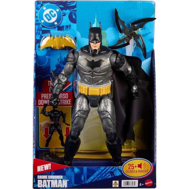 Mattel - DC, Super Villains, Crime Crusher Batman Με Ήχους Και Κίνηση JMD53