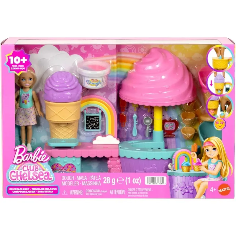 Mattel Barbie - Club Chelsea, Ice Cream Shop JMJ42