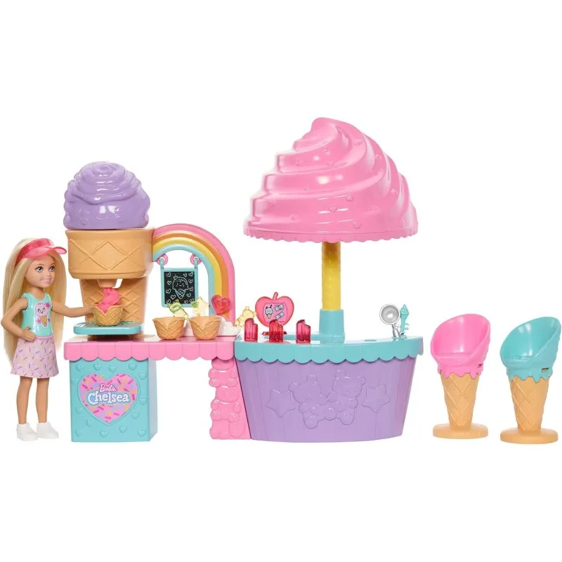 Mattel Barbie - Club Chelsea, Ice Cream Shop JMJ42