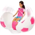 Mattel Barbie - Barbie Μπάλα Έκπληξη - Ποδοσφαιρίστρια JMK20