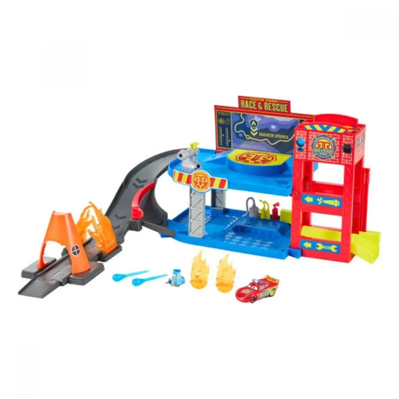 Mattel Cars - Trucks & Playsets Race & Rescue Garage Playset JMT59