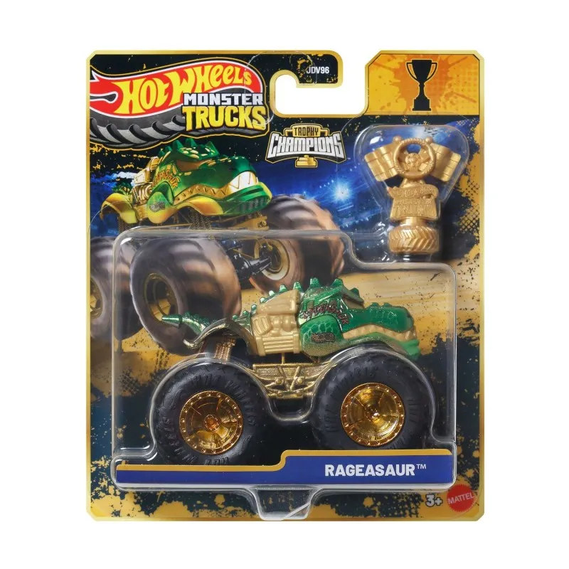 Mattel Hot Wheels - Monster Trucks, Trophy Champions, Rageasaur JMV72 (JDV96)