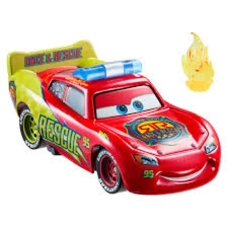 Mattel Cars - Radiator Springs Race & Rescue , Lightning McQueen Flash Mcqueen JMX73 (JMX72)