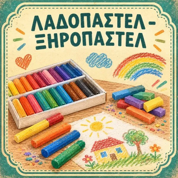 Λαδοπαστέλ - Ξηροπαστέλ