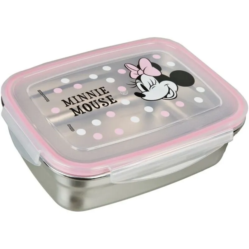 Gim – Δοχείο Φαγητού Ανοξείδωτο, Minnie Mouse 550 ml MIUY9904