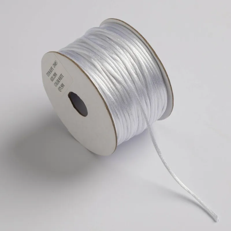 Kyriacou - Κορδόνι Σατέν Ποντικοουρά 2mmX50M White MSTXXXXX-XX2X50-01XXXX