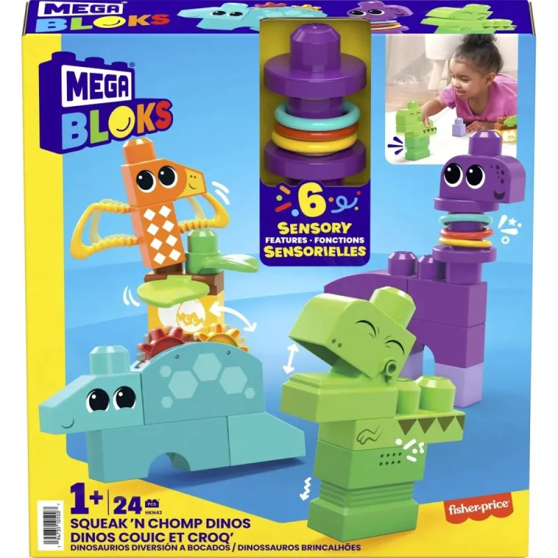Mega Bloks - Sensory Line, Δεινόσαυροι HKN43