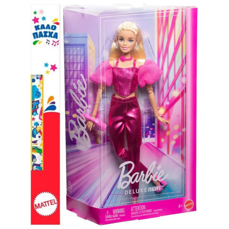 Παιχνιδολαμπάδα Mattel Barbie - Deluxe Style Metallic Pink JFP40
