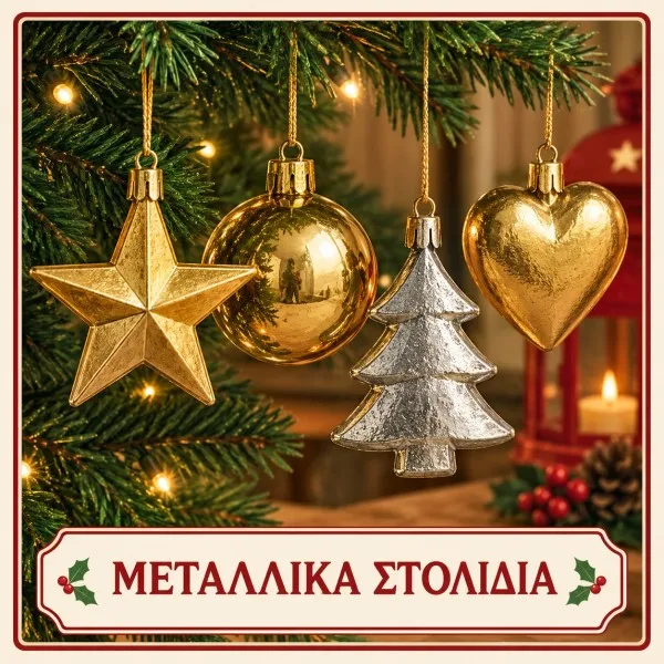 Μεταλλικά Στολίδια