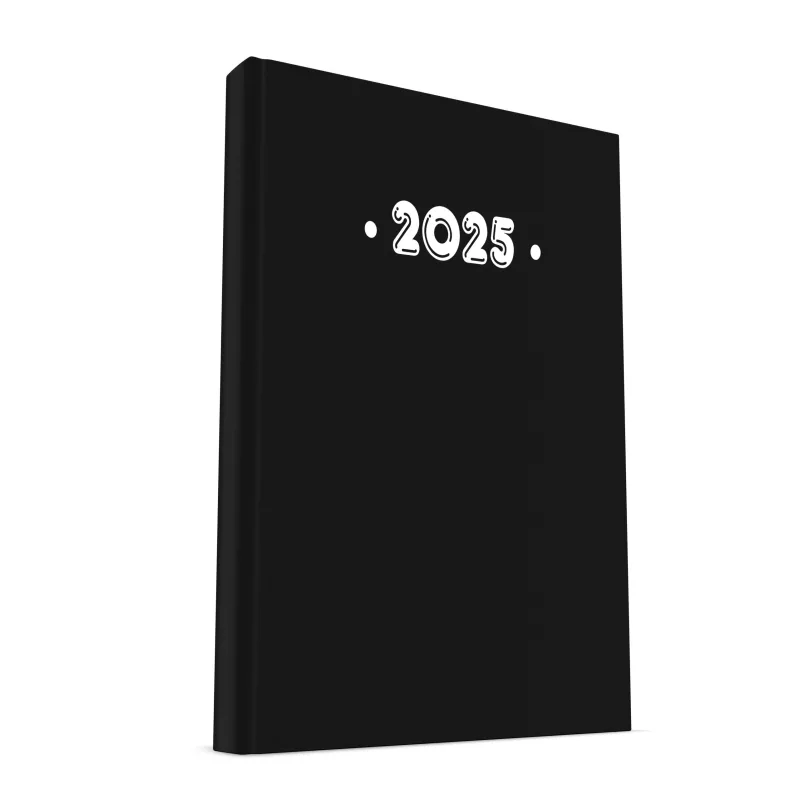Υδρόγειος - Ημερήσιο Ημερολόγιο PVC 2025, Black 12x17 0305