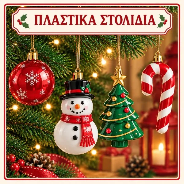 Πλαστικά Στολίδια