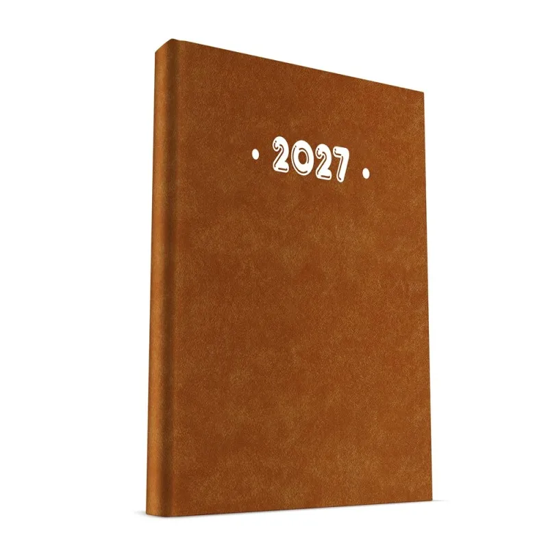 Υδρόγειος - Ημερήσιο Ημερολόγιο PVC 2027, Brown 21x29 1333