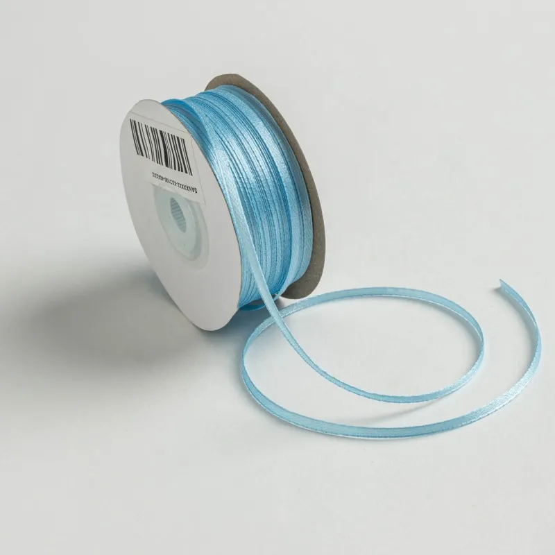 Kyriacou - Κορδέλα Σατέν Διπλής Όψης 3mmX100M Blue Light SANXXXXX-XX3100-40XXXX