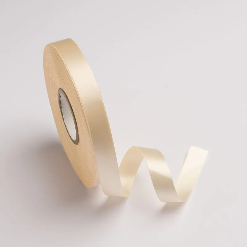 Kyriacou - Κορδέλα Σατέν Διπλής Όψης Με Ουγιά 16mmX50M Ivory SAP5XXXX-X16X50-02XXXX