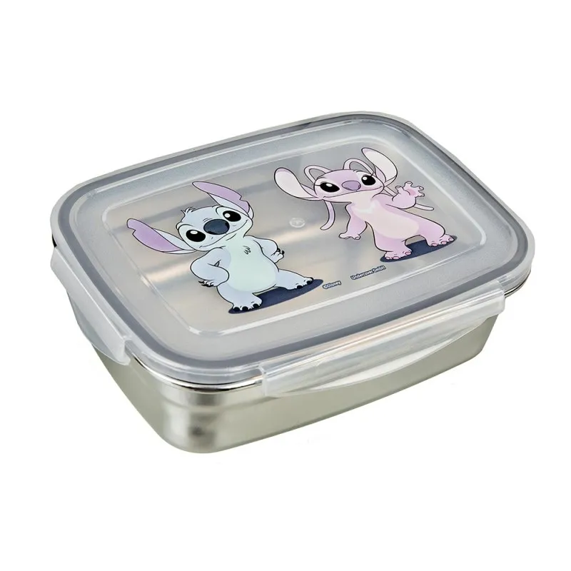 Gim – Δοχείο Φαγητού Ανοξείδωτο, Lilo & Stitch 550 ml STLR9904