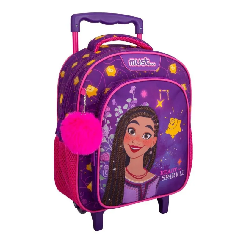 Diakakis – Τσάντα Τρόλεϊ Νηπιαγωγείου Must, Disney Wish, Ready To Sparkle 564373