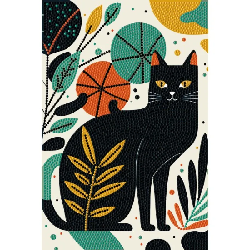 Diamond Dotz - Ψηφιδωτό, Boho Cat DBX3.004