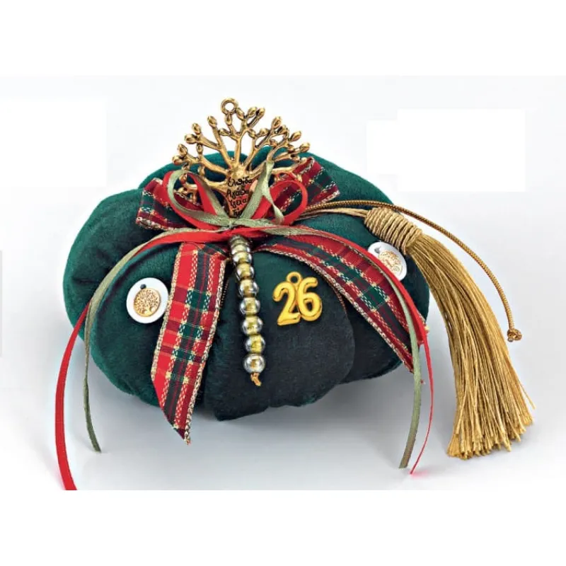 Adorex - Γούρι Υφασμάτινη Κολοκύθα Με Δέντρο Ζωής EG-20042