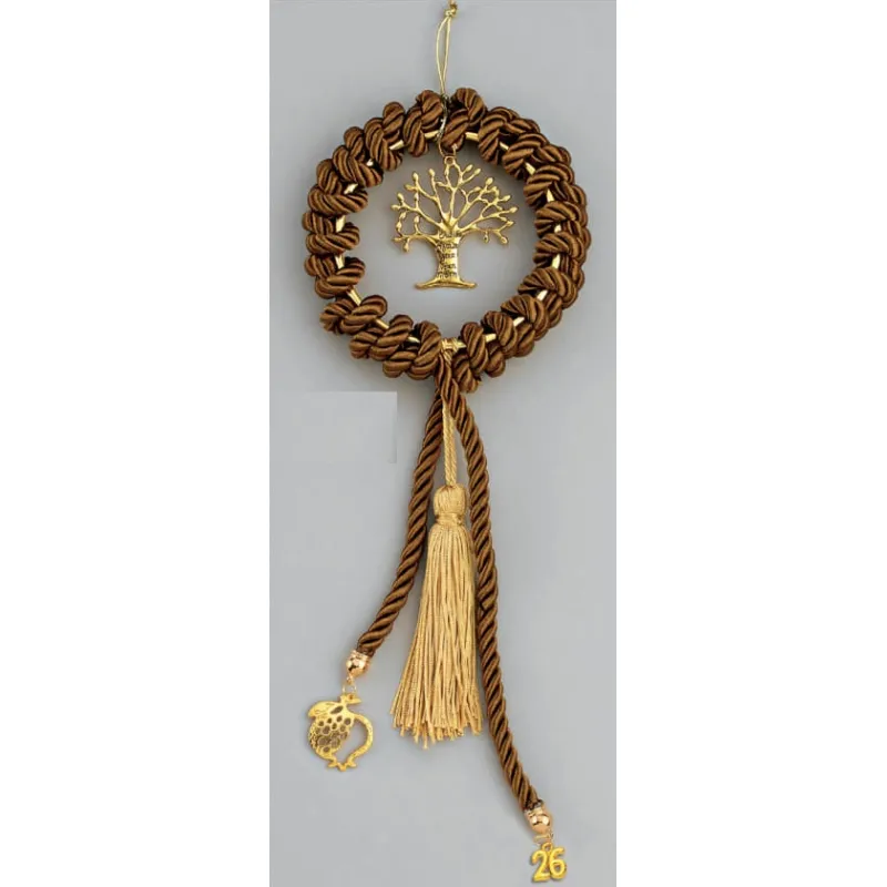 Adorex - Κρεμαστό Γούρι Στεφάνι Με Δέντρο Ζωής EG-22204