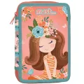 Diakakis - Κασετίνα Τριπλή Γεμάτη Must, Girl Flower 585745 Diakakis - Κασετίνα Τριπλή Γεμάτη Must, Girl Flower 585745