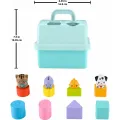 Fisher Price -  Pet Pals Βαλιτσάκι Μεταφοράς με ζωάκια & σχήματα HTW93