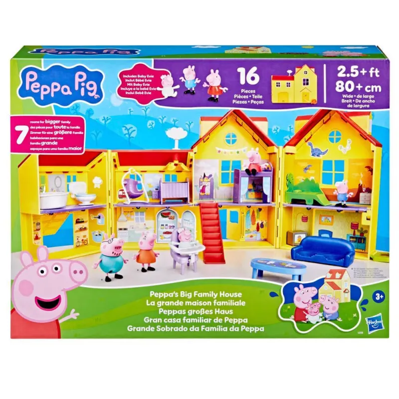 Hasbro - Peppa Pig, Peppa's Big Family House G0508