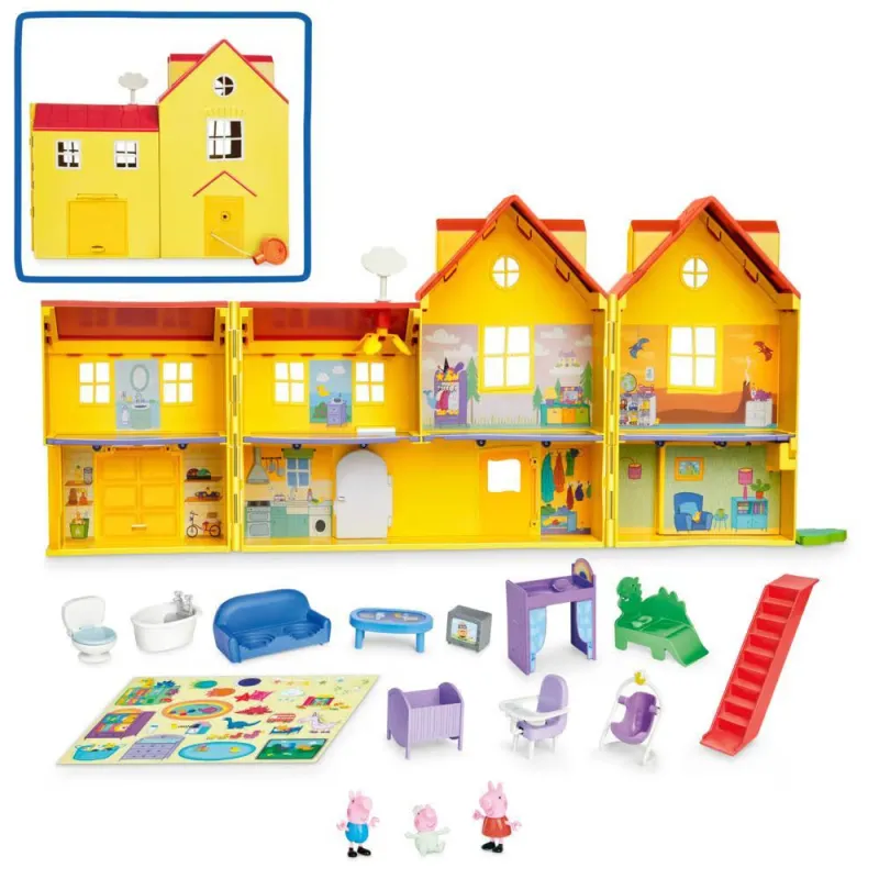 Hasbro - Peppa Pig, Peppa's Big Family House G0508